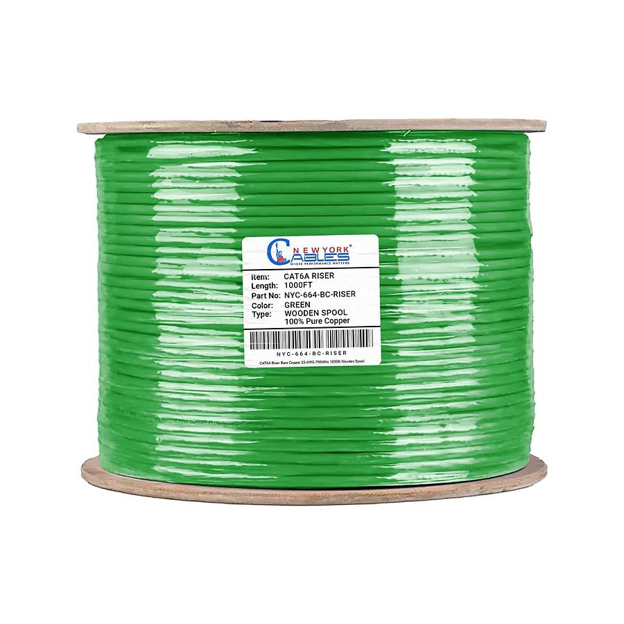 980' Hubbell Cat 6A Wire Speedchannel Shield F/UTP 10Gbe C6ASCSFTPCMW 4PR 23AWG