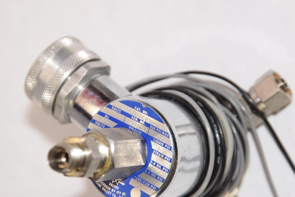 Used GC VALVES S301AH16V3BD5SN 24V 100psi Solenoid Valve