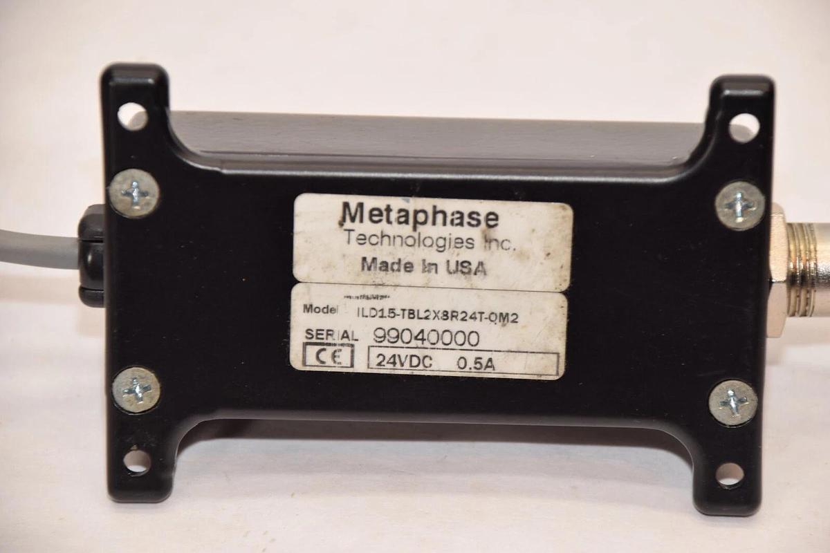 Used METAPHASE ILD15-TBL2X8R24T-QM2 , ILD15TBL2X8R24TQM2 24Vdc 0.5A Switch