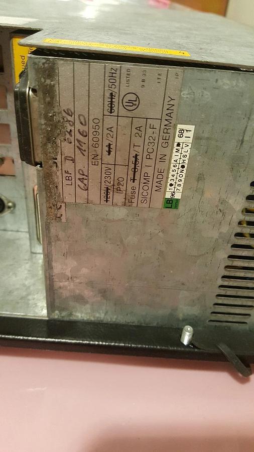 Used Siemens SICOMP PC 32-F Interface Panel 6AP1160