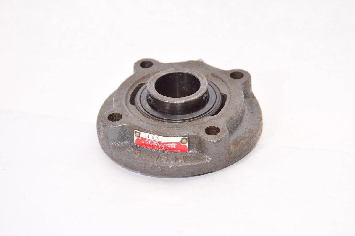 (NEW) SEALMASTER SFC19 1-3/16" Bore 4 Bolt Flanged Mount Bearing