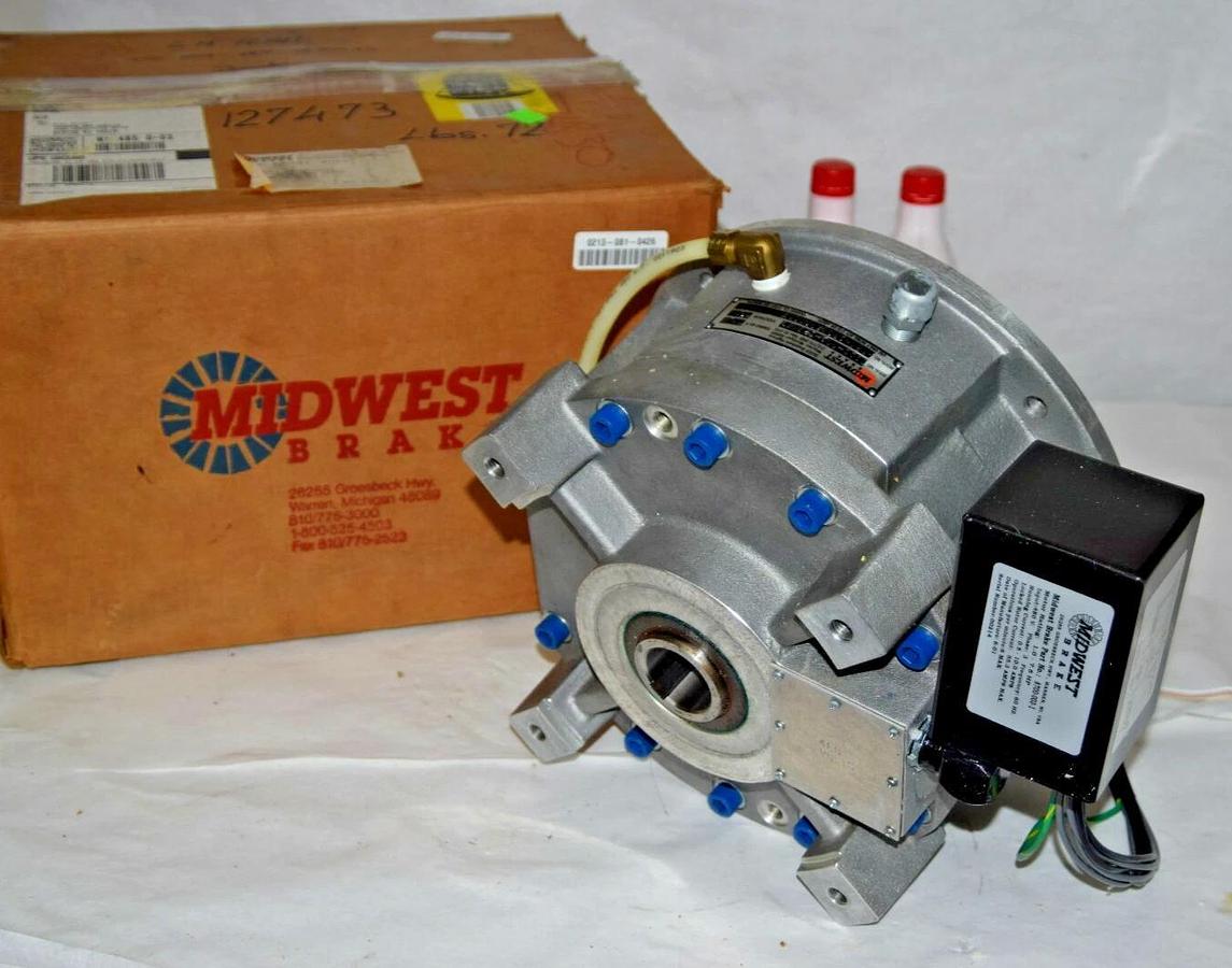 MIDWEST BRAKE 9824H1338338066Y 47 ft lbs 460v 1-1/2" 9824-H1338-3380-66Y NEW