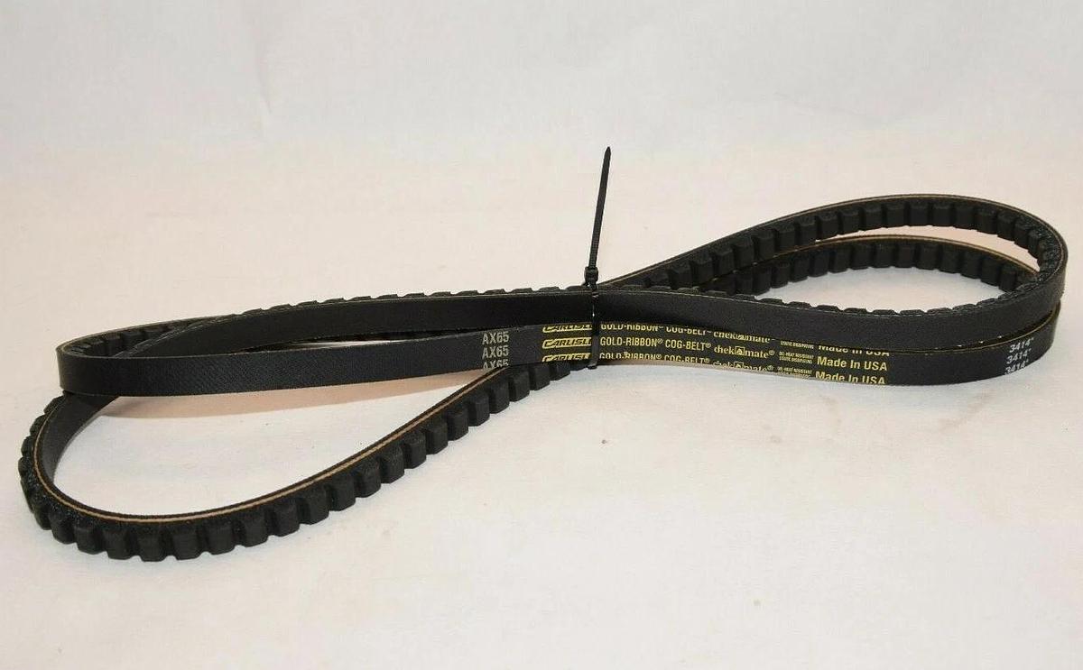 (NEW) CARLISLE AX65 Gold-Ribbon Cog-Belt