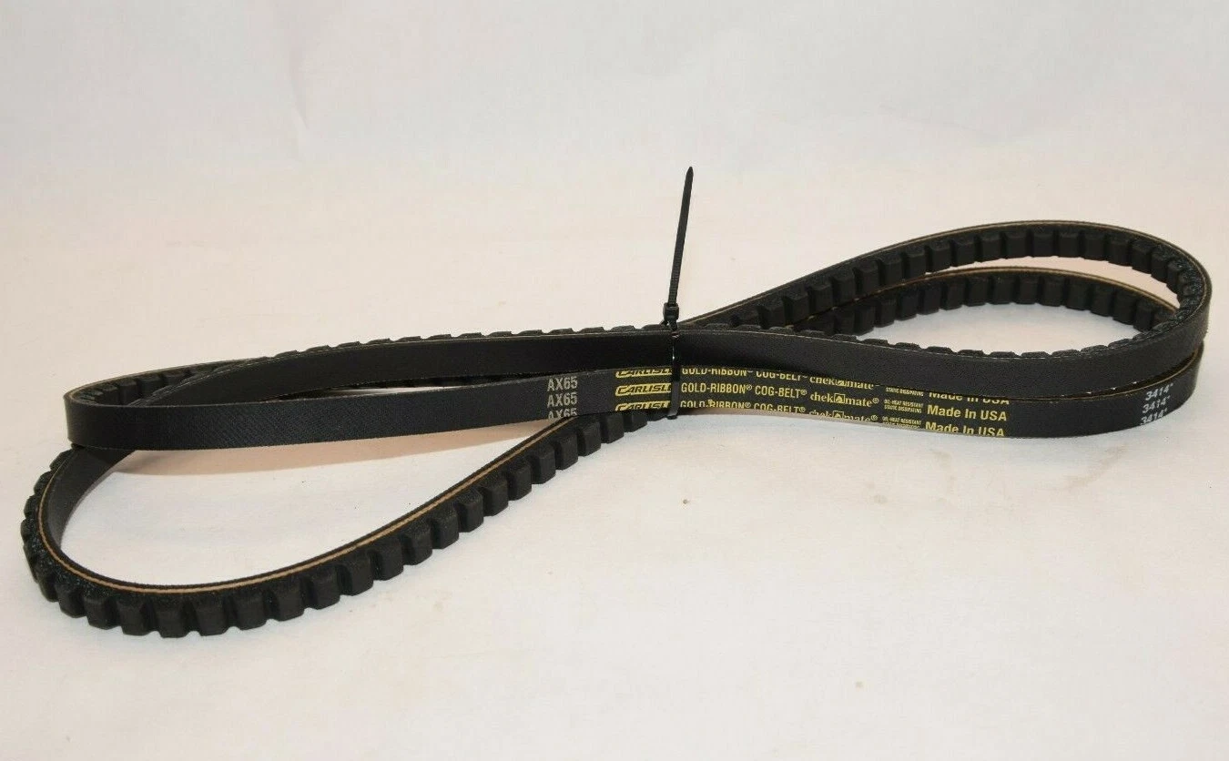 (NEW) CARLISLE AX65 Gold-Ribbon Cog-Belt