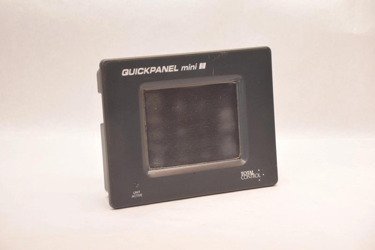 Used TOTAL CONTROL QPM-DEM-L02 , GP37W-LG11-24V 6" Quick Panel Mini Display