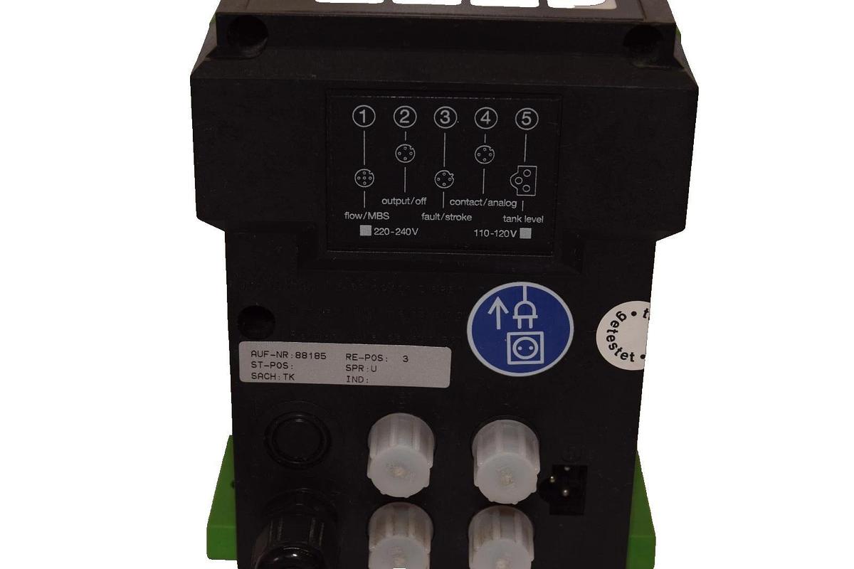 Used Alldos Eichler Gmbh 208-1 , 6 D54/R24/E26/V01 P03 0507gph 145psi Metering Pump