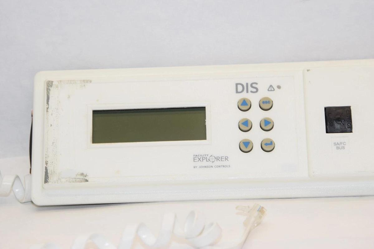 Used JOHNSON CONTROLS MS-DIS1710-0 24Vac 50/60Hz LCD Controller Display