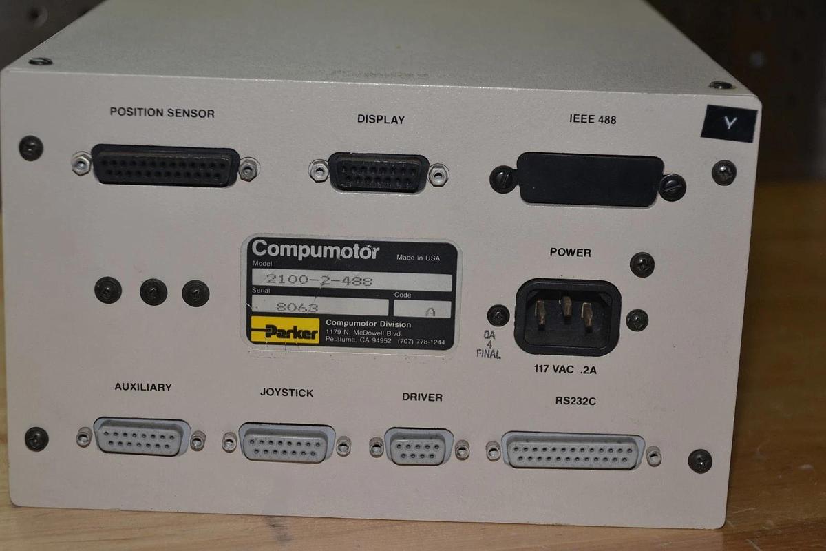 Used Parker Compumotor 2100 Series Indexer 2100-2-488 21002488 Code A 21002488