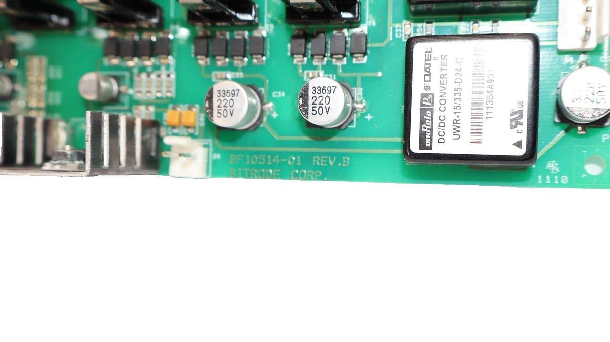 Used BITRODE CORP. BF10514-01 Rev. B Circuit Board