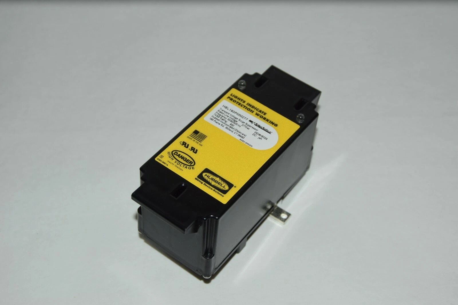 Used HUBBELL HBL160PMM277 277Vac Transient Voltage Surge Suppressor Rep. Module