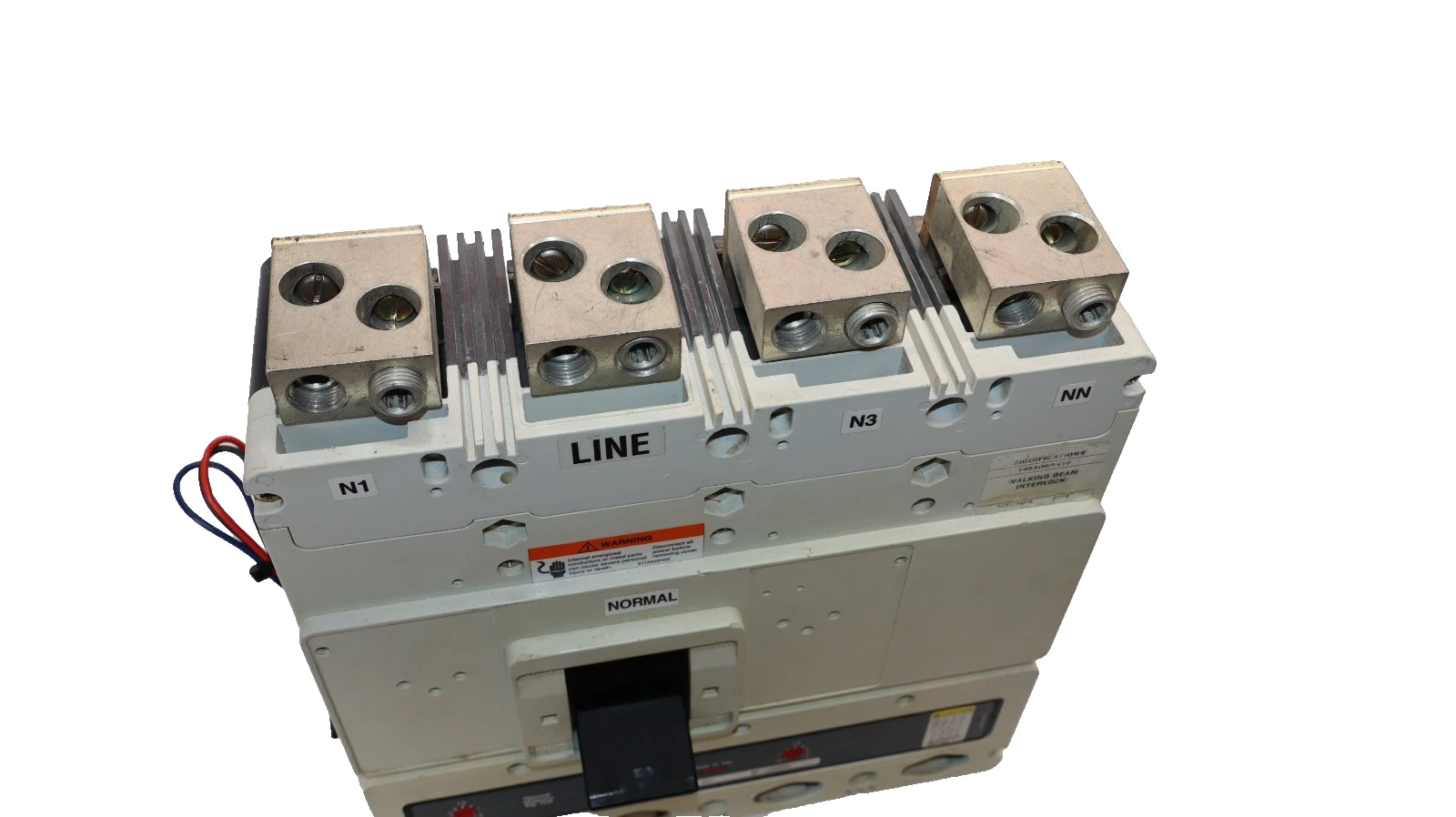 Used Cutler Hammer Breaker 400A Molded Case 4P 1493D84G16 A1L4LPK A3X4PK Trip LT4400T