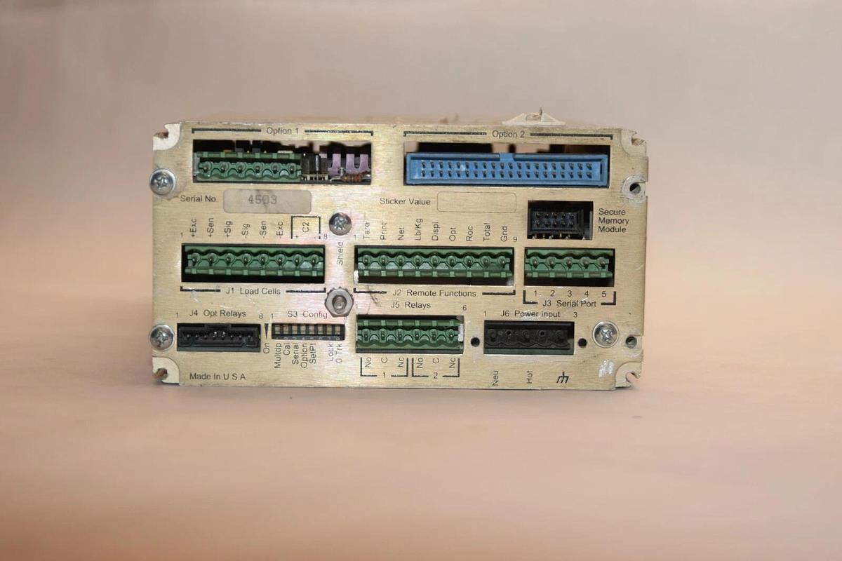 Used HARDY INSTRUMENTS HI2151/30WC-PM 120Vac .17A 10W Waversaver Wt Scale Controller