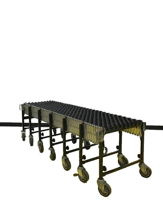 Used BEST DIVERSIFIED BEST FLEX 300 24 Gravity Skatewheel Conveyor 24" w 25' long