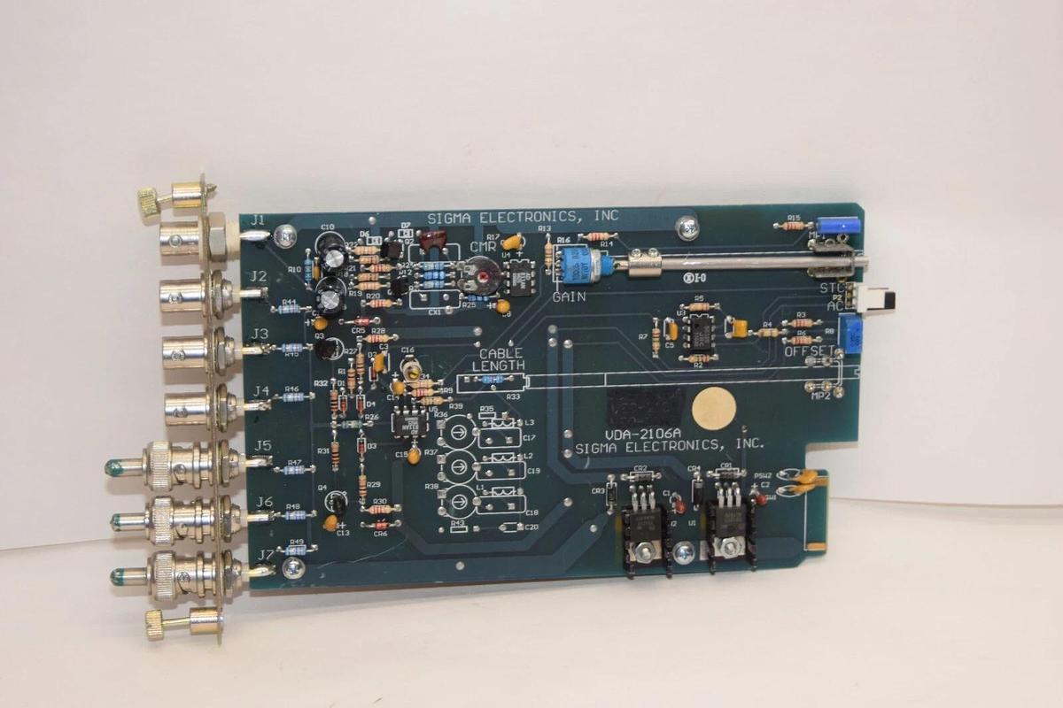 Used SIGMA ELECTRONCIS INC. VDA-2106A Video Distribution Amplifier Card