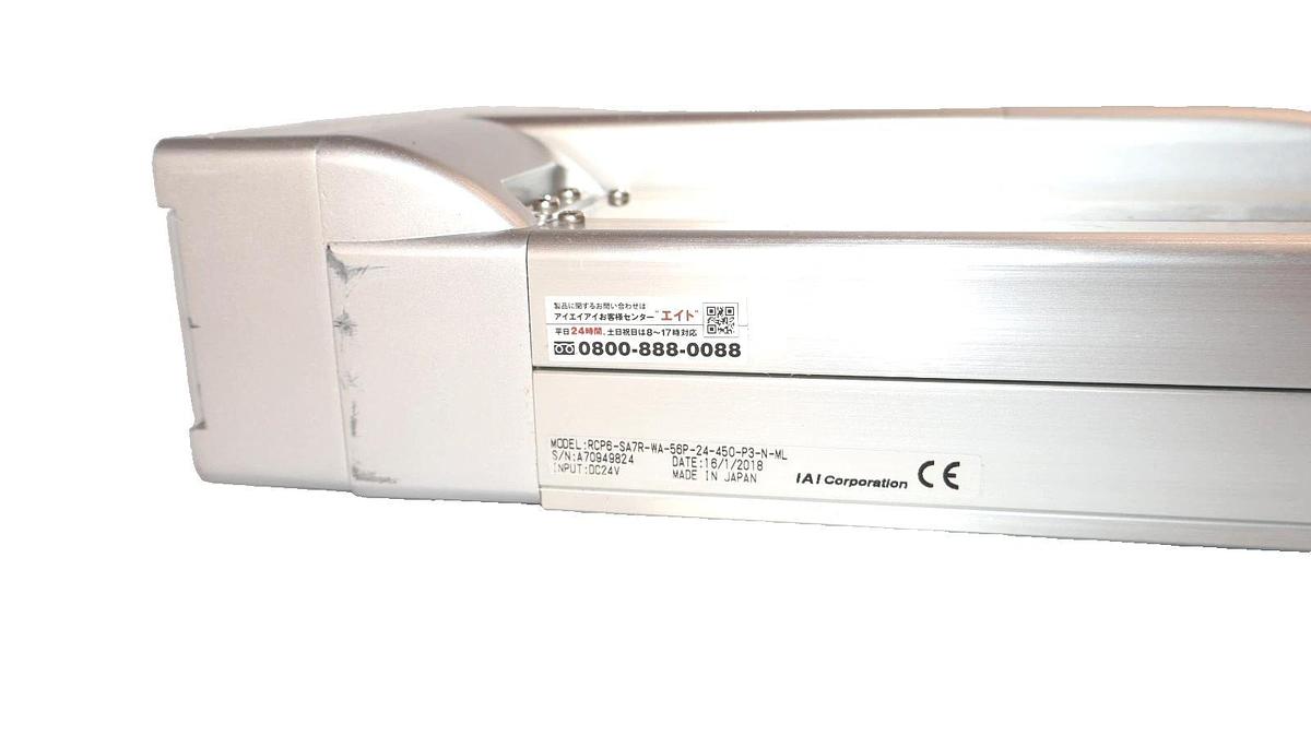 Used IAI Corporation RCP6-SA7R-WA-56P-24-450-P3-N-ML 24Vdc Cylinder With Cable