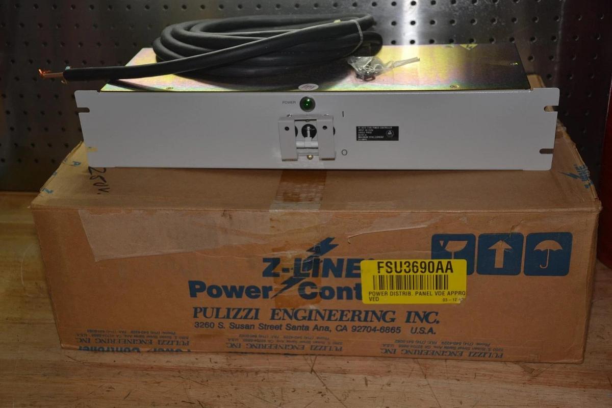 PULIZZI Z-line PC1746 250V SINGLE PHASE 1674 Rack Power Strip NEW