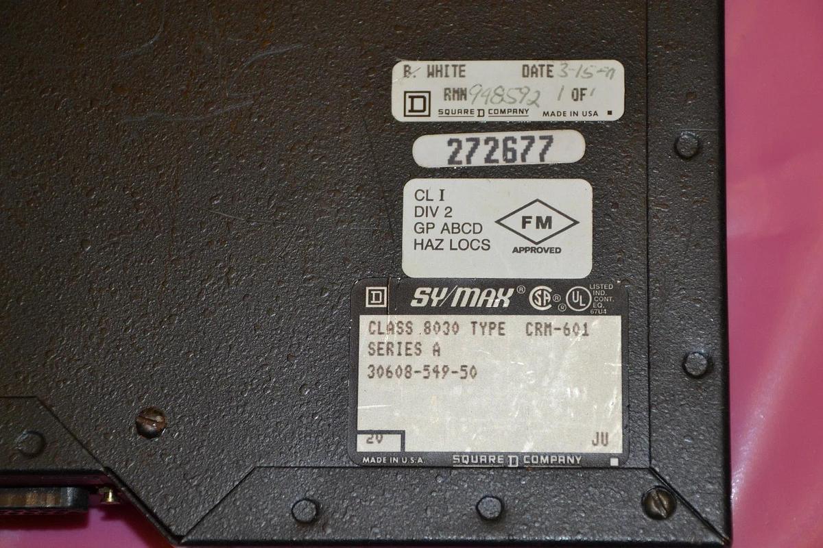 Used SQUARE D SYMAX SY/MAX DUAL CONVERTER  8030 CRM-601 8030CRM-601 8030 CRM601 SER A