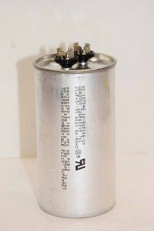 Used AEROVOX 12-810126-00 Z26P6021M 21uF +3% -3% 50/60Hz Capacitor