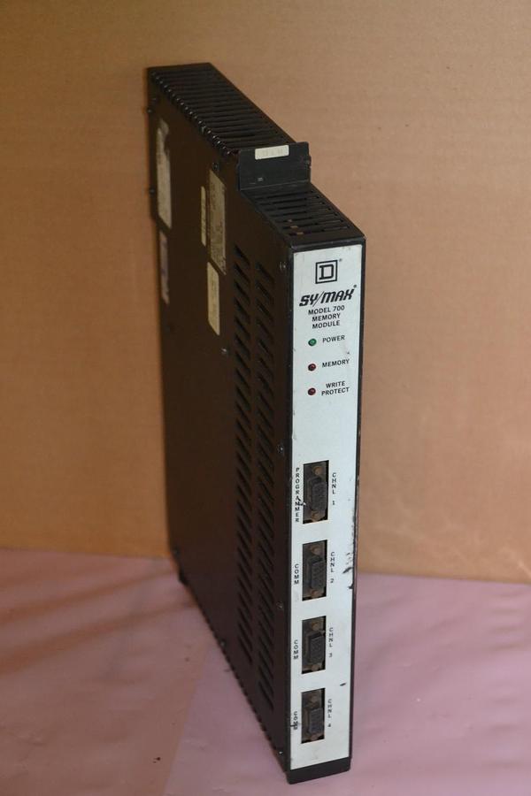 Used SQUARE D SY/MAX MODEL 700 MEMORY MODULE 8020 SMM-720 SER. I2 REV. 6.00 12 VDC