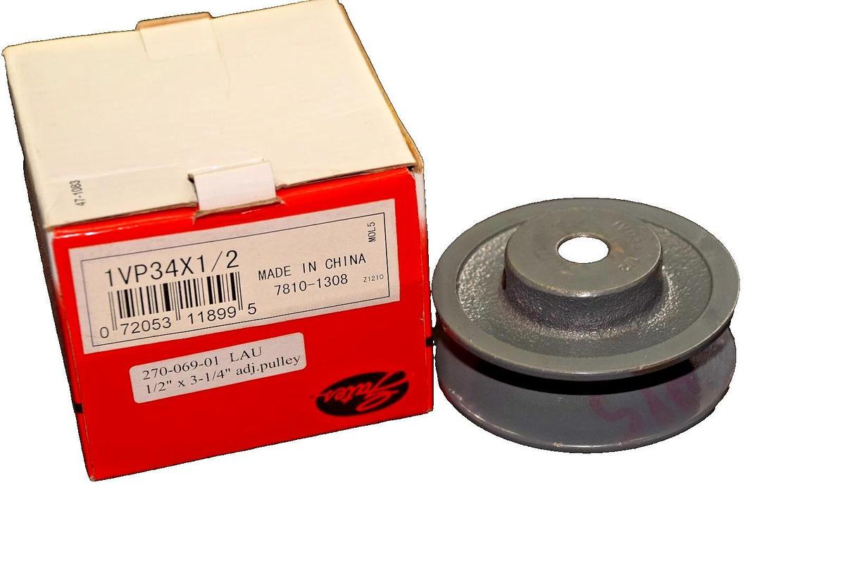 GATES LAU Adjustable Pulley 1VP34X1/2 270-069-01 1/2" x 3-1/4" NEW