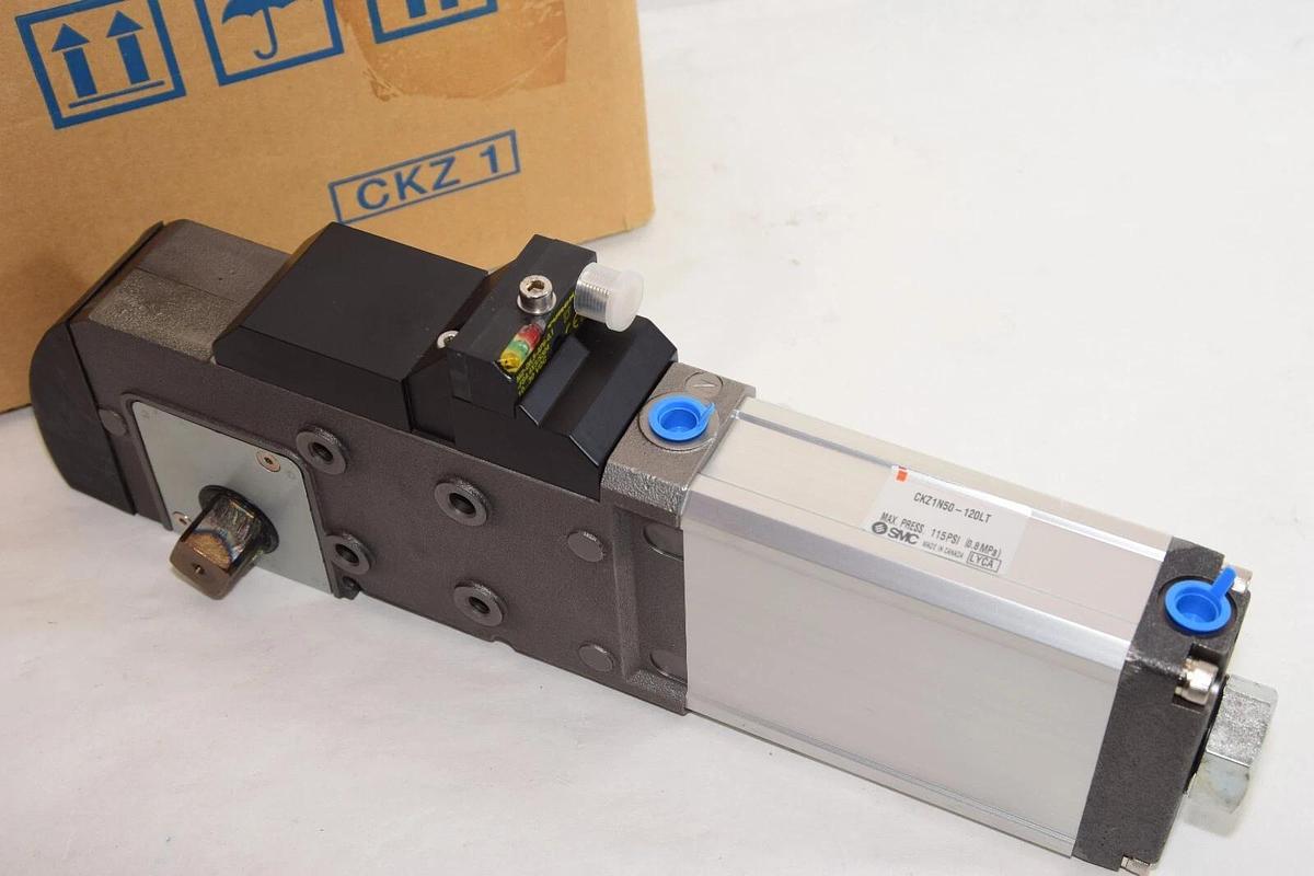 (NEW) SMC CKZ1N50-120LT Pnuematic Clamp Cylinder