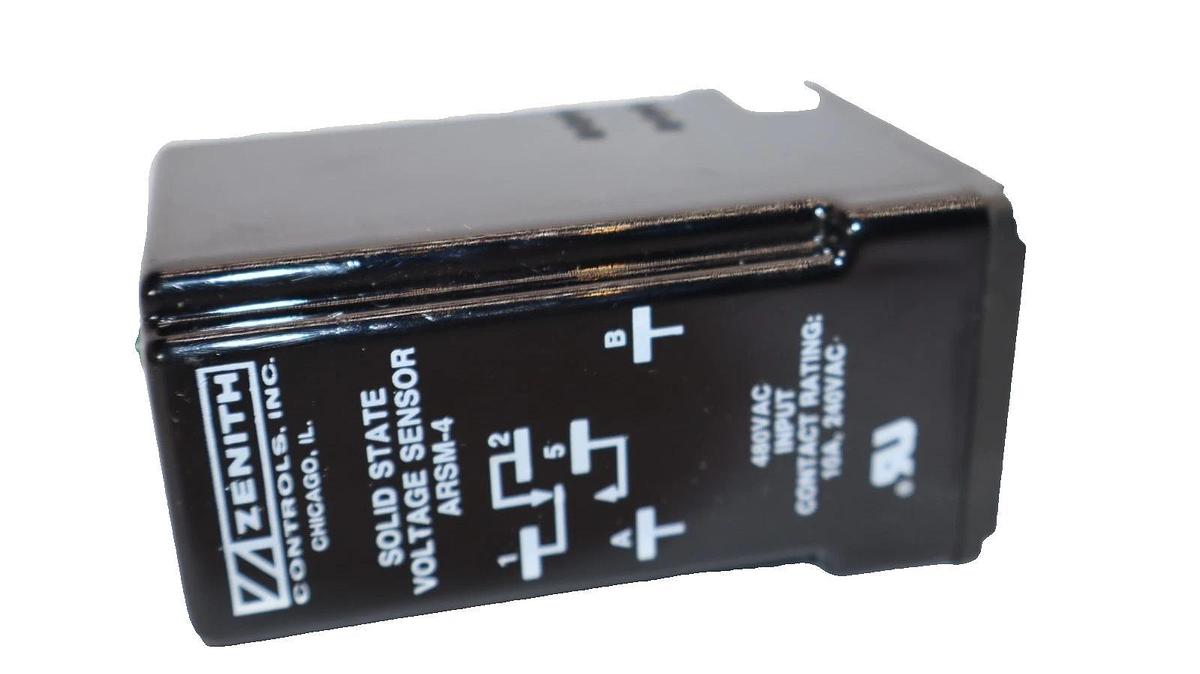 Used ZENITH K-1188 , K1188 ARSM-4 Solid State Voltage Sensor Relay
