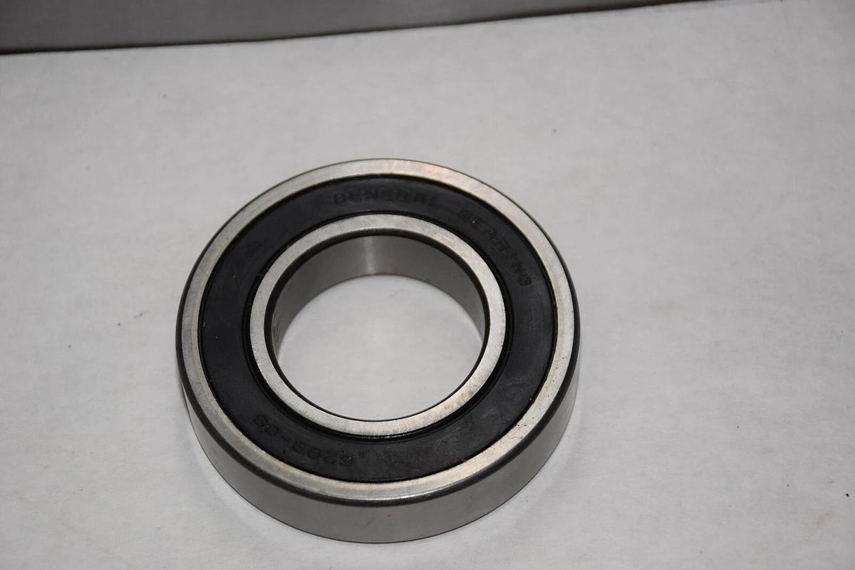 GENERAL BEARING 6209-08 620908 RUBBER SEAL BEARING NEW