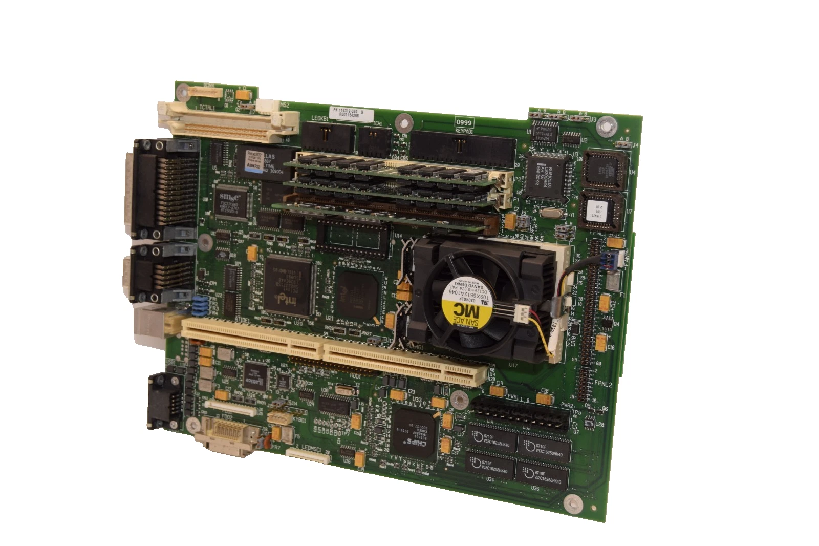 Used XYCOM 11805 Rev F , 116312-099 Main Board Circuit Board