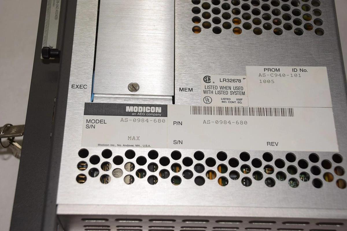 Used Gould PC-0984-680 Controller Module AS-0984-680 w/ M680-008 Memory  mod E680-902