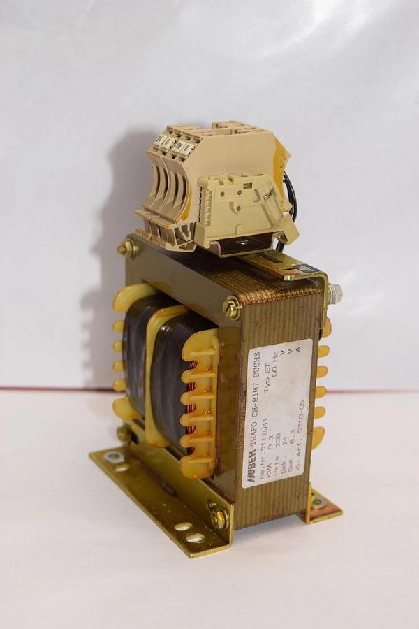 Used HUBER-TRAFO 9112041 , CH-8107 60Hz 0.2kVa Transformer