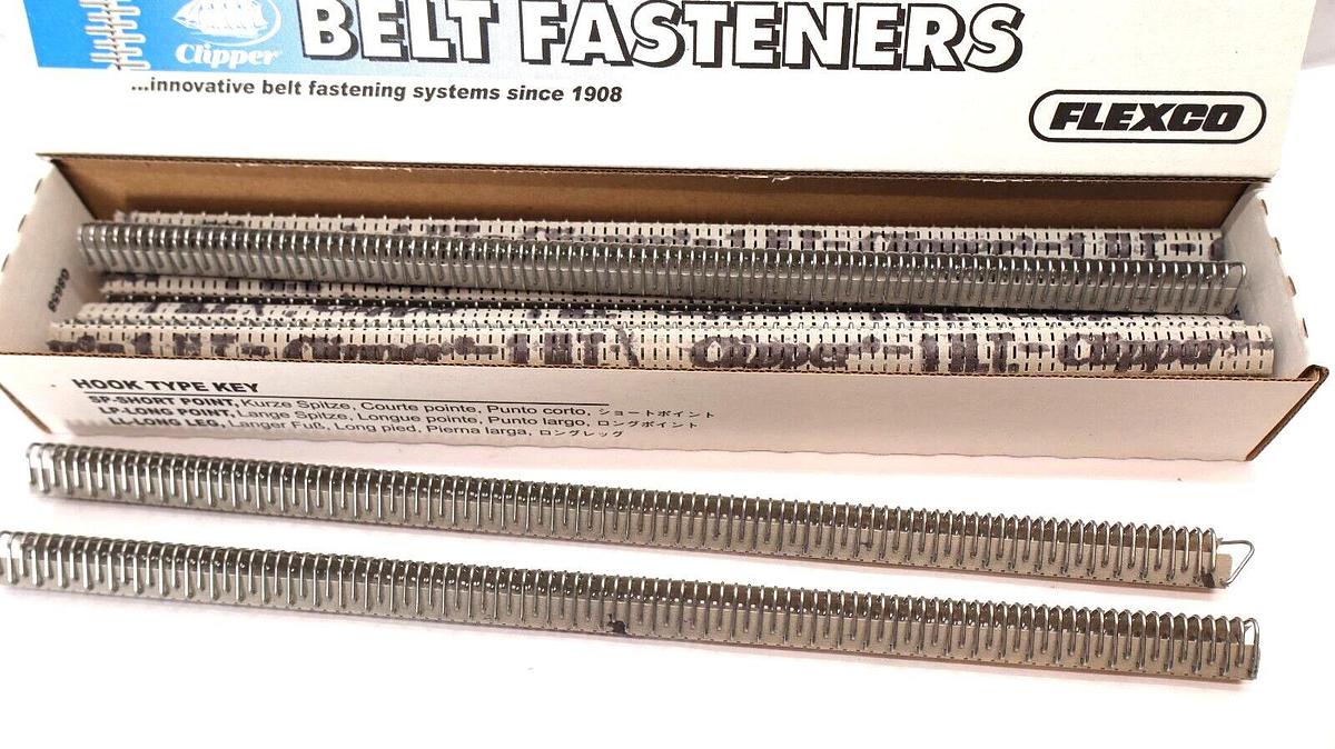 CLIPPER Belt Fasteners 12-12" 300mm 02242 1 HT 12 High Tensile (Box of 12 NEW)