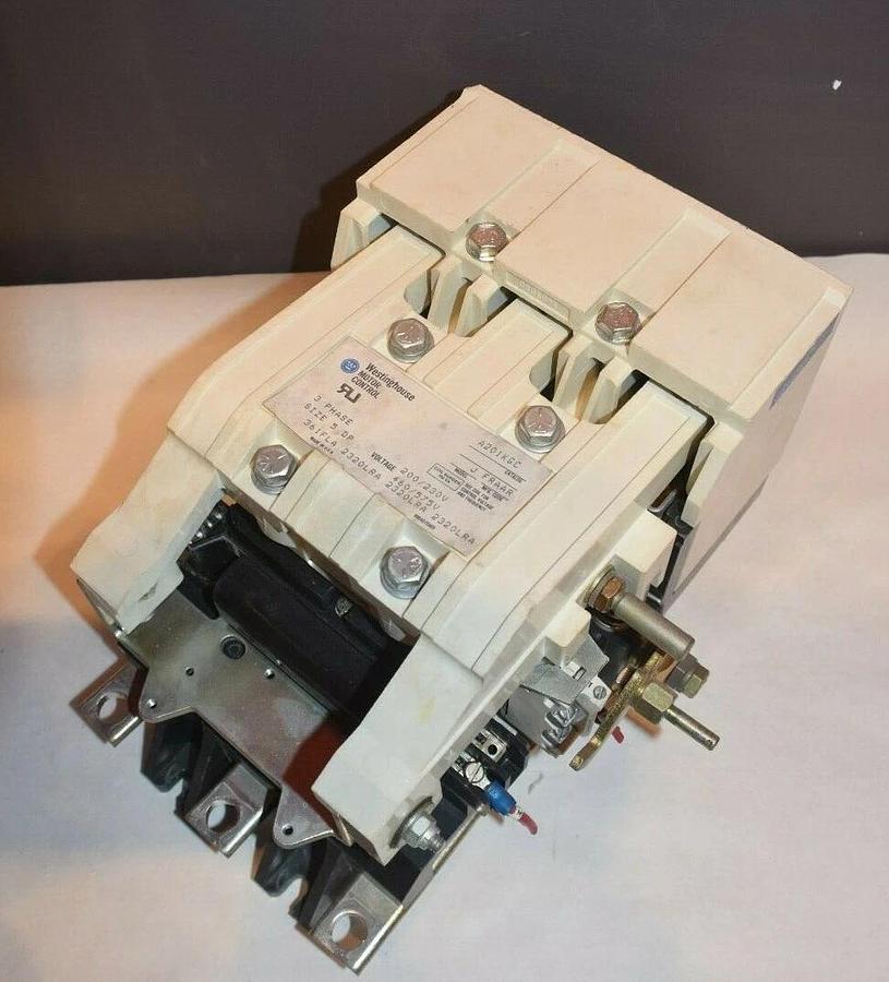 Used Westinghouse Contactor Size 5 A201KGC Sz5 Motor Starter Coil 120V (contacts 95%)
