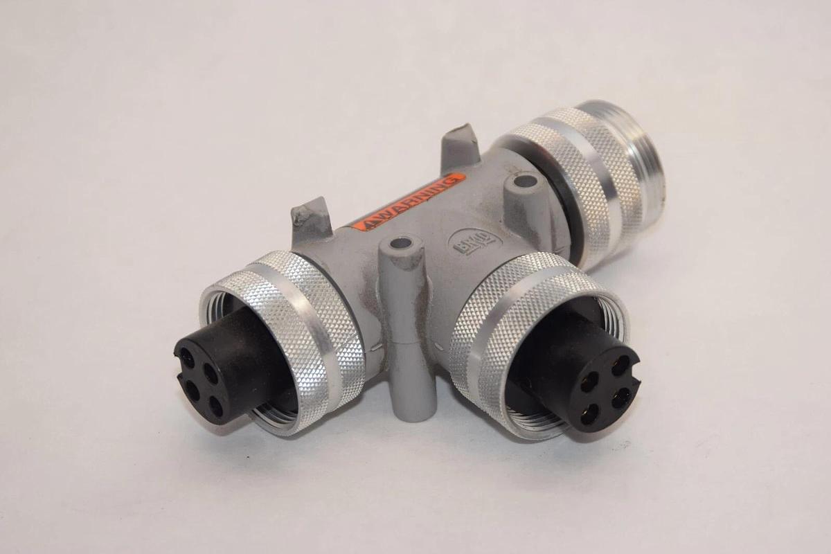 Used BRAD POWER TC40C40-200 32A Quick Connect Tee Assembly