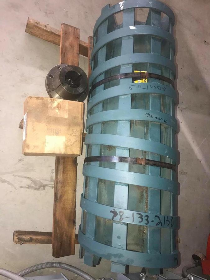 Dodge Spiral Conveyor Pulley 1925121-1-7/04  14" x 37"  1925121 1 7/04