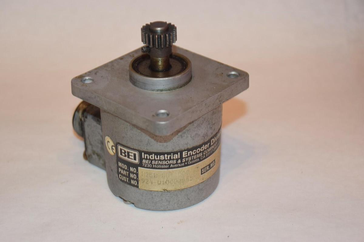 Used BEI 924-01002-3484 INDUSTRIAL ENCODER