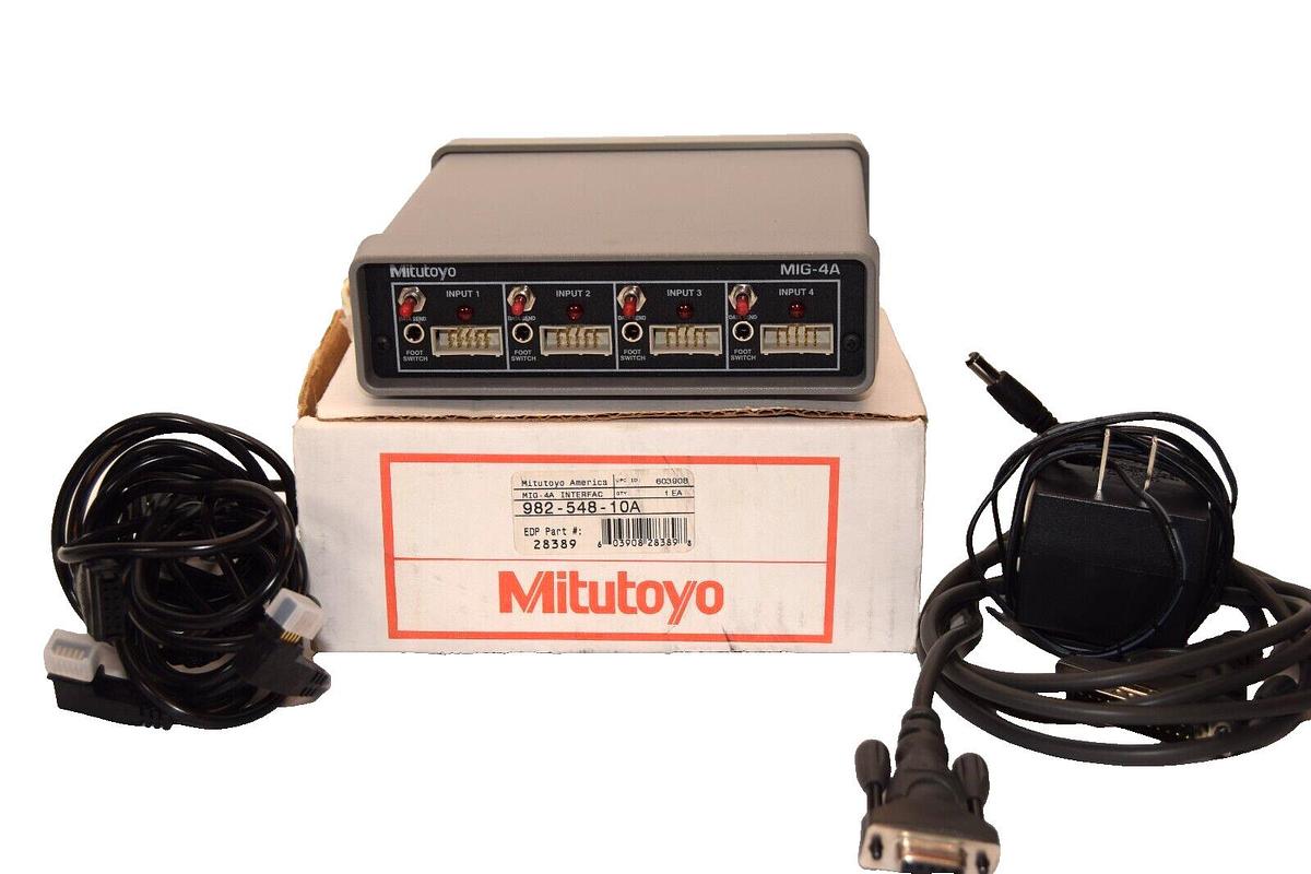 (NEW) MITUTOYO 982-548-10A , 28389 MIG-4A Communication Converter