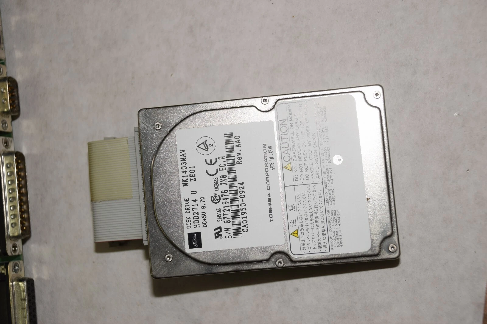 Used Nematron Mother Board 1F0-0001-10 1S0-0001-1C from 5840 ICC525-74210300 hdd2714