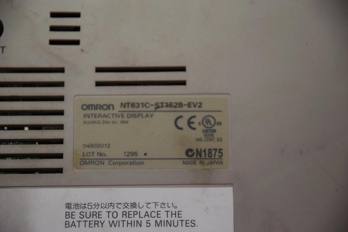 Used Omron Interactive Display NT631C-ST152B-EV2 NT631CST152BEV2 24vdc ASIS