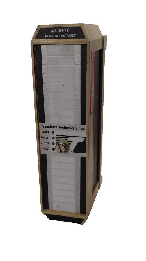 Used Transition Technology Input Module AI-00-16 , AI0016 16 In T/C mV Volt