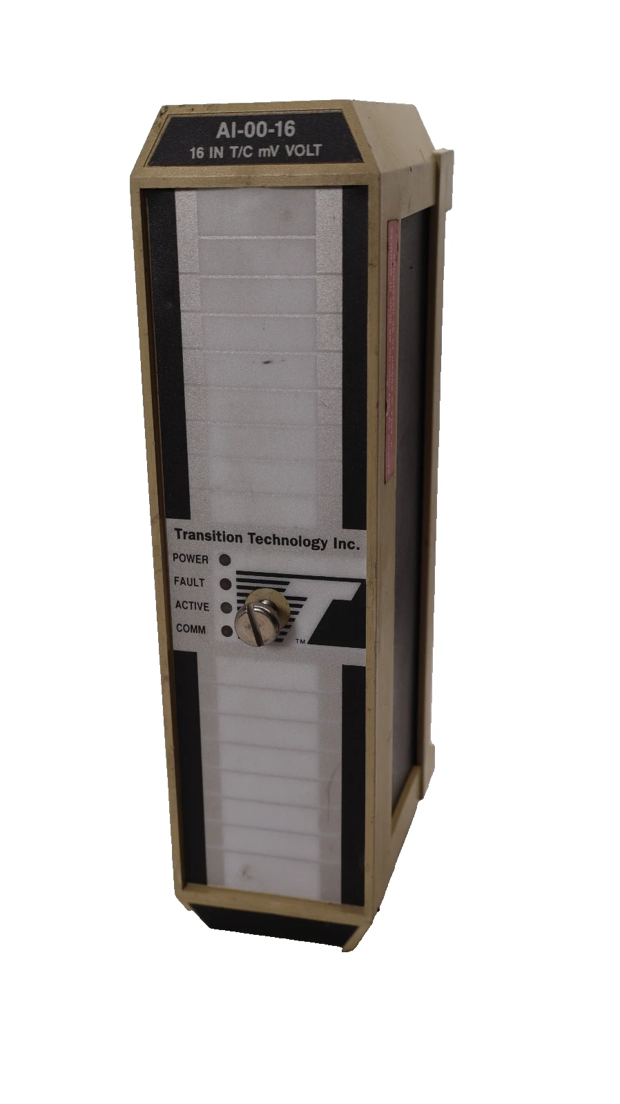 Used Transition Technology Input Module AI-00-16 , AI0016 16 In T/C mV Volt