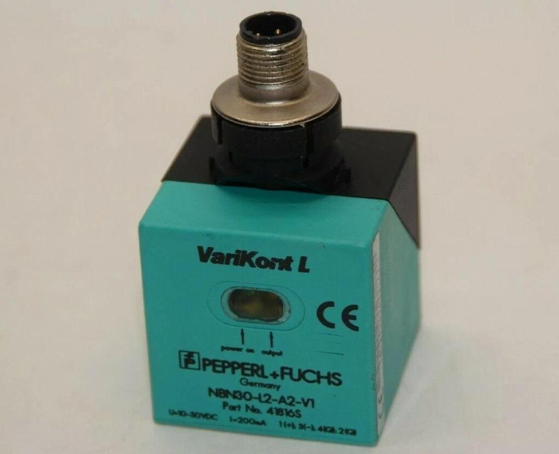 Used PEPPERL + FUCHS NBN30-L2-A2-V1 41816S 15-30Vdc VariKont Prox. Sensor No Hardware