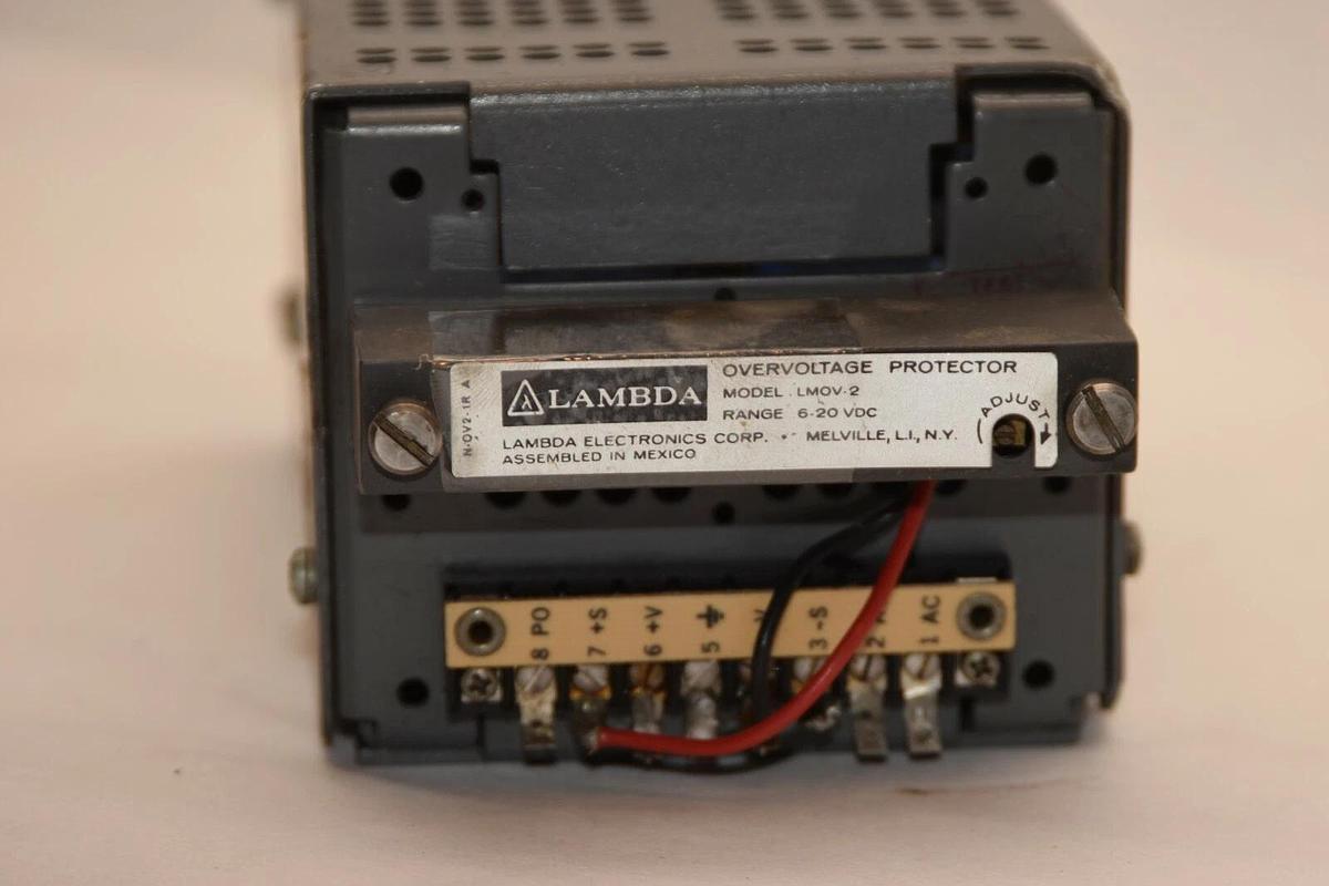 Used LAMBDA LCS-A-10 LCSA10 LMOV-2 6-20vdc 105-132V 57-63Hz Regulated Power Supply
