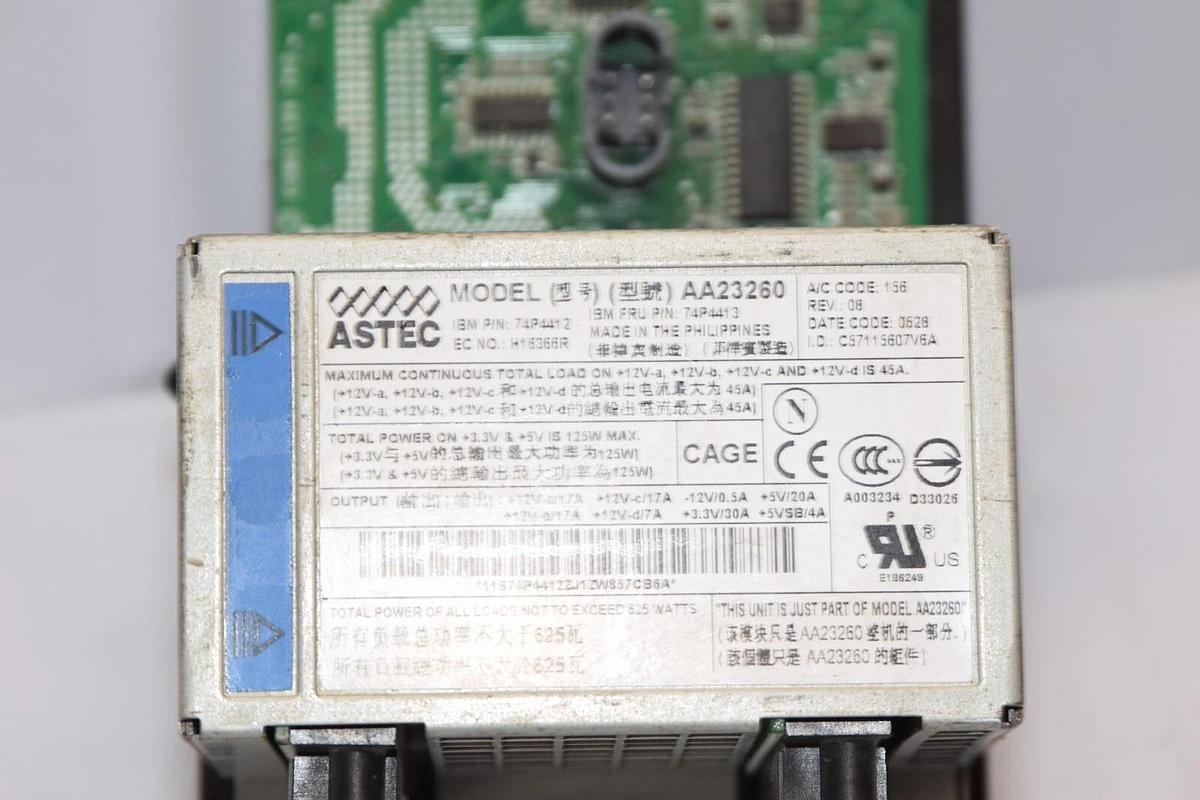 Used IBM ASTEC Power Supply 74P4412 AA23260 Power Supply