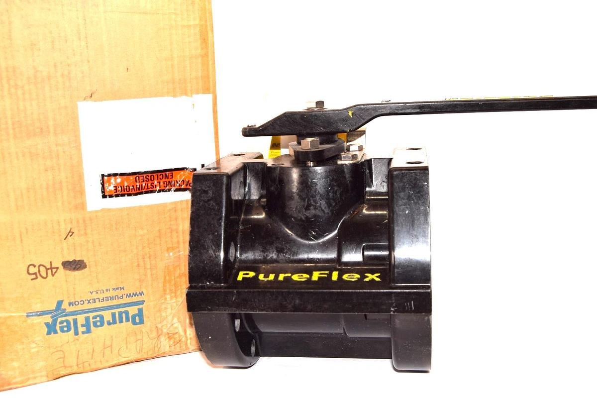 Pureflex Composite Ball Valve 400 Series 405-04-A-02-0 Size 4 4" (New)