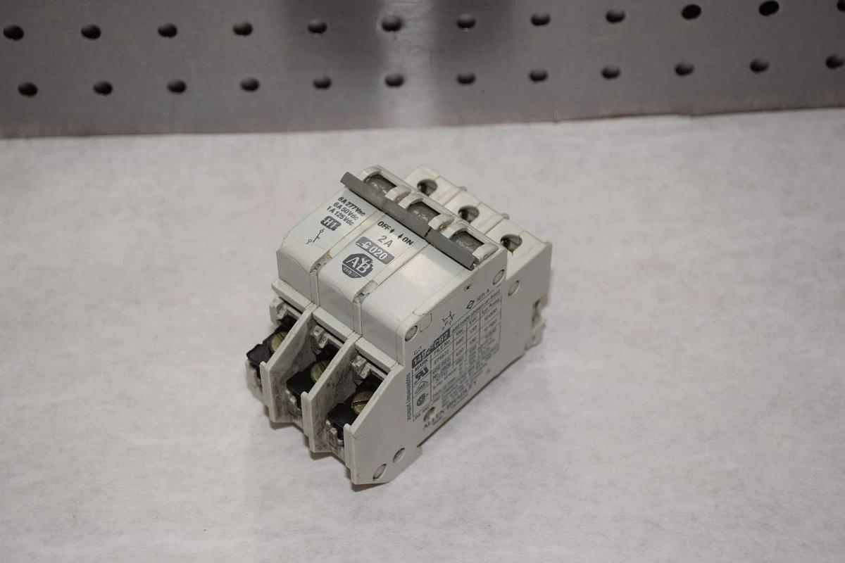 ALLEN BRADLEY 1492-CB2 1492CB2 2A 3POLE CIRCUIT BREAKER NEW