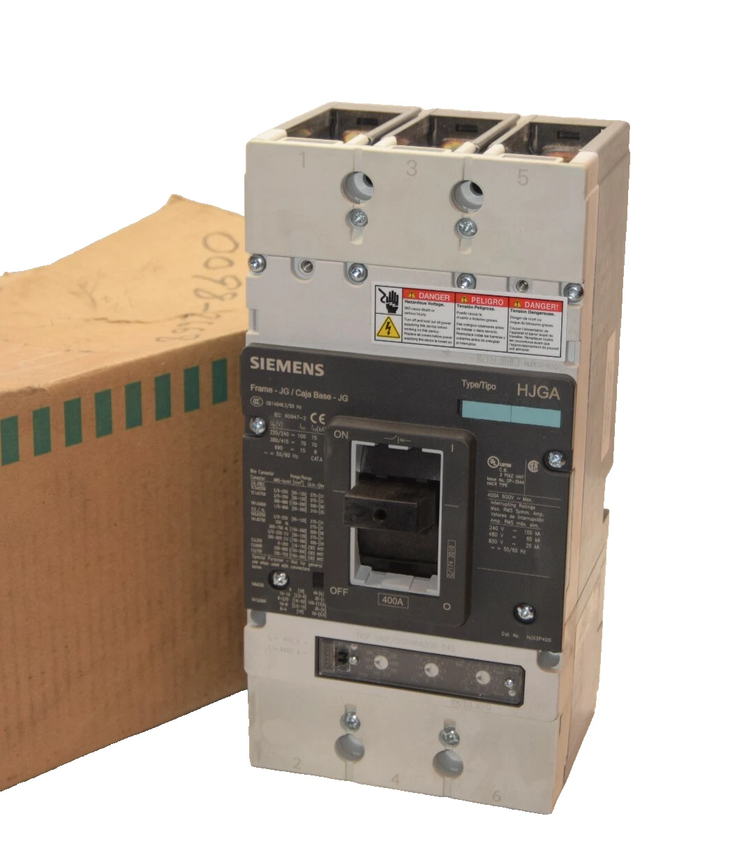 SIEMENS 3VL4140-2GE33-0AA0 Breaker 400 Amp 400A HJX3P400F HJGA (NEW)