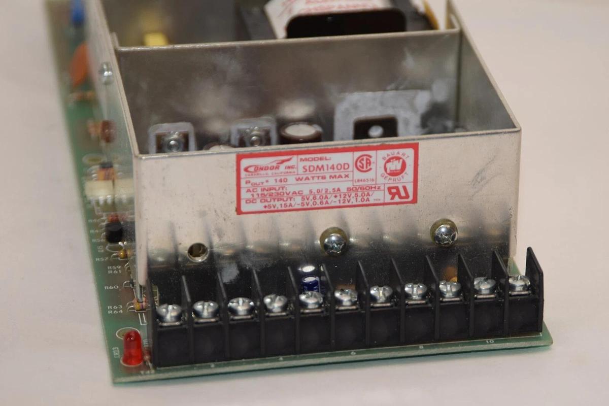 (NEW) CONDOR SDM140D 115/230Vac 5.0/2.5A 50/60Hz Power Supply