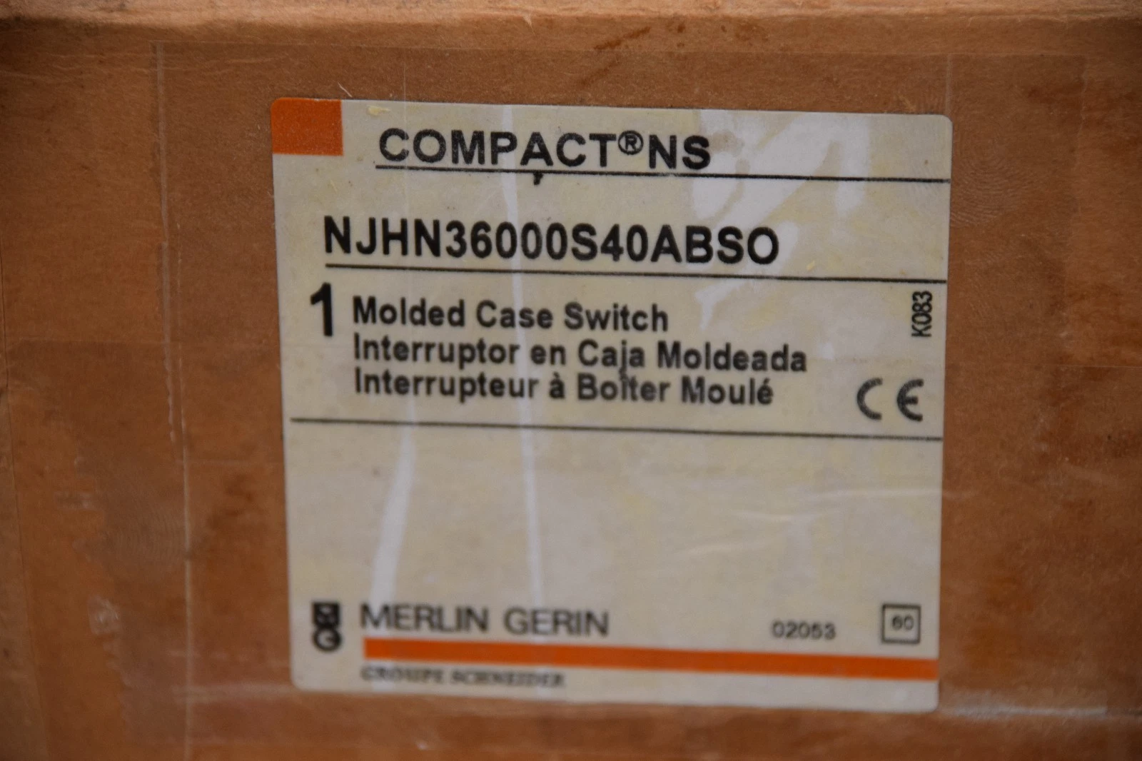 MERLIN GERIN Compact NJHN36000S40ABSO 400A Breaker 400 AMP 3 Pole NSJ400 A (New)