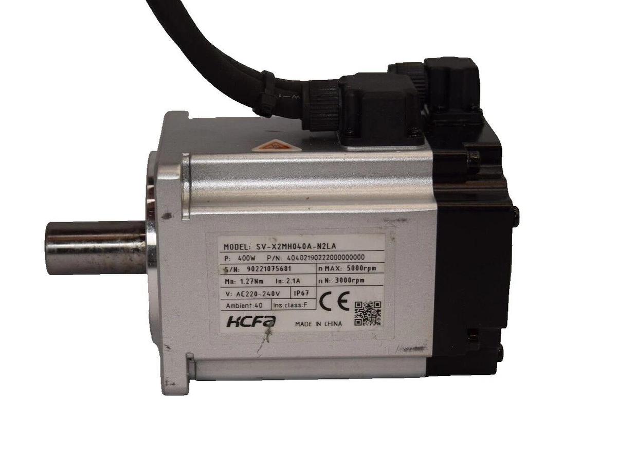 Used HCFA Servo Motor SV-X2MH040A-N2LA 40402190222000000000 400w 400 W  220-240v 2.1a