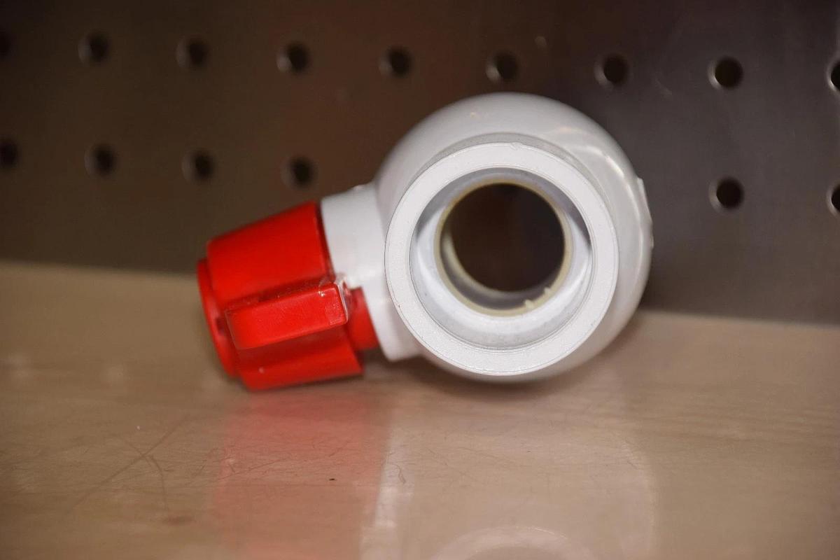 Newval Fluid 1" PVC SCH 40 Ball Valve 1 inch Slip on, Industrial Pool Spa SCH40